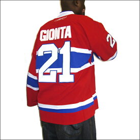 MONTREAL CANADIENS (モントレルカネディエンス) replica アイスホッケーシャツ #21【GIONTA】アイスホッケー　ゲームシャツ 大きいサイズメンズ　メンズ大きいTシャツ　ヒップホップ衣装　ダンス　衣装　ジャージ