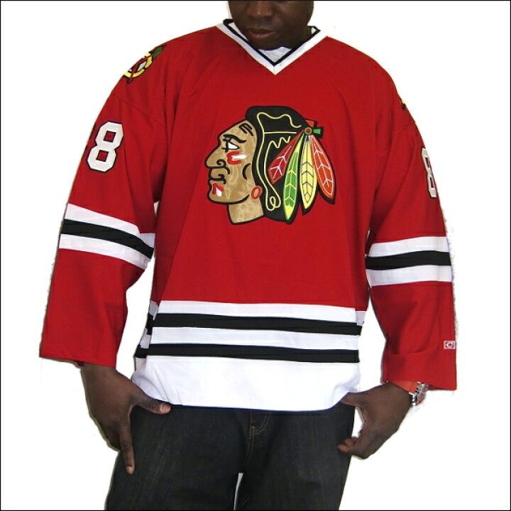 楽天市場】【全2色】CHICAGO BLACK HAWKS replica アイスホッケー  