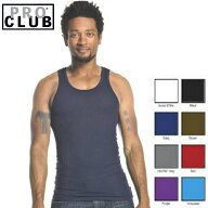 【112】S～XLパック PRO CLUB　(プロクラブ)　リブ編みタンクトップ　【全8色】【S〜XL】お得なパック セ…