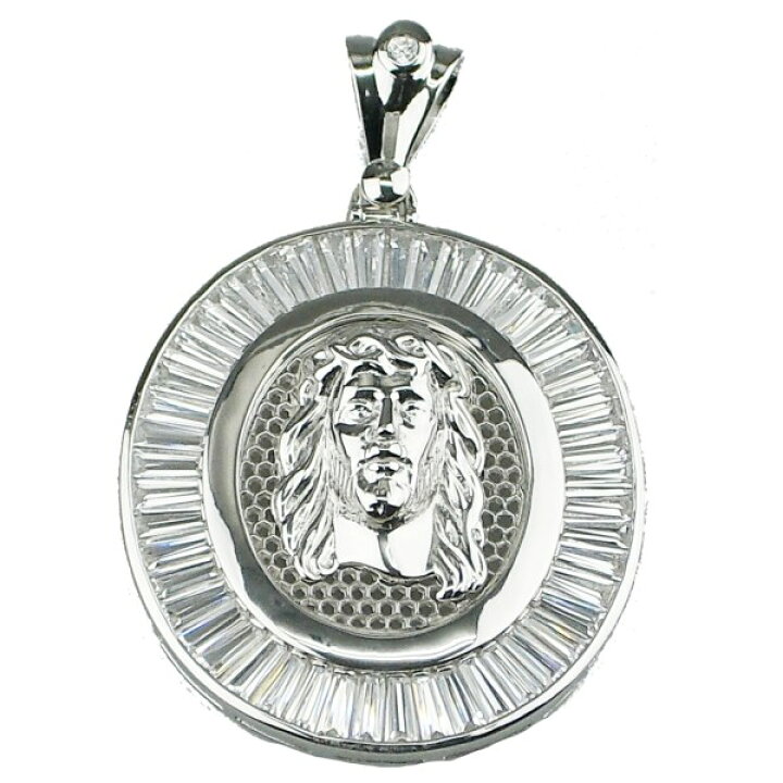 楽天市場】925シルバー ジーザス ヘッド ペンダント : Devine 