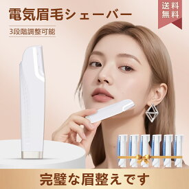 眉毛シェーバー【2025 革新版 3段階調整 】メンズ レディース まゆげ シェーバー 女性Type-C 充電式 1台多役フェイスシェーバー 顔/産毛剃り ムダ毛処理 全身適用 安全設计 水洗い可能 低騒音 省エネ 男女兼用 敬老の日 母の日 父の日誕生日 記念日 日本語取扱説明書付き