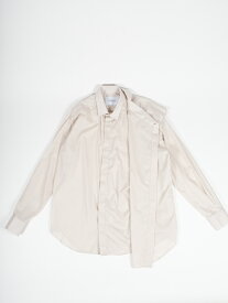 【APOCRYPHA】アポクリファKASAYA SHIRT WHITE カサヤシャツ ホワイト 東京コレクションブランド メンズ モード デザイナーズブランド