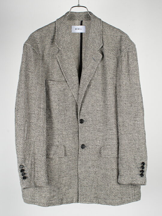 楽天市場】【WEWILL】ウィーウィルSINGLE BREASTED 2B TAILORED JACKET 