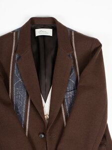 �yAzuma.�z�A�Y�}�@TALLIT STRIPE JACKET �u���E�� �e�[���[�h�W���P�b�g �����R���N�V�����u�����h �����Y