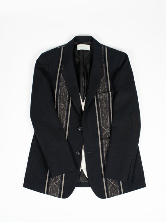 楽天市場】【Azuma.】アズマ TALLIT STRIPE JACKET ブラック 