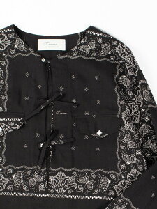 �yAzuma.�z�A�Y�} BANDANA PULLOVER SHIRT BLACK �o���_�i�V���c �v���I�[�o�[�V���c �����R���N�V�����u�����h �����Y