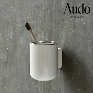 �y�����z �k�� Audo Copenhagen Toothbrush Holder,Wall ���u���V�z���_�[ �E�H�[�� �z���C�g 7710609 Bath ���� ���p�i�G�� ���u���V�P�[�X ���u���V���� �k���G��