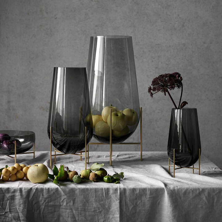 楽天市場】【公式】 北欧 Audo MENU Echasse Vase Smoked 