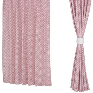 Shyness �V���C�l�X�h���[�v�J�[�e�� �f�B���C�g ���b�h 100×178cm KY1877RE-CT-178 �k��