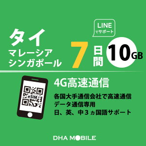 ^C eSIM }[VA VK|[ 7 10GB(ƒᑬ128kbps) vyChSIM 4G/LTE f[^ʐMp esimΉsimt[[̂ݑΉ