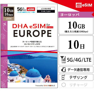 [bp eSIM 33V 10 10GB(ƒᑬ128kbps) vyChsim eLA 5G/4G f[^ʐMp esimΉsimt[[̂ݑΉ gR CMX C^A tX XyC