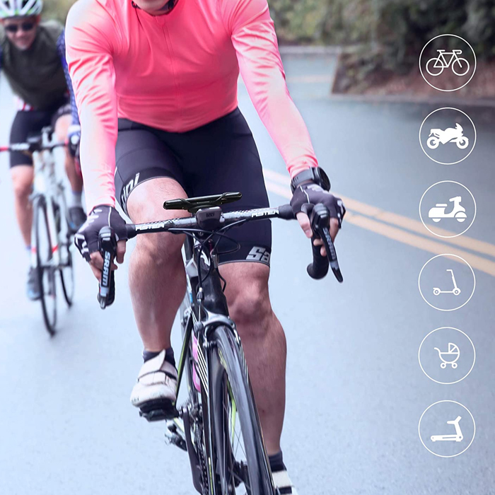 安心の定価販売】Bone 瞬間着脱 自転車用 スマホホルダー GARMIN 360°回転可能 ガーミン対応 ステム＆ハンドル取り付け対応  4.7-7.2インチ対応 Tie 革新的なワンタッチ着脱構造 Bike Connect 自転車用アクセサリー
