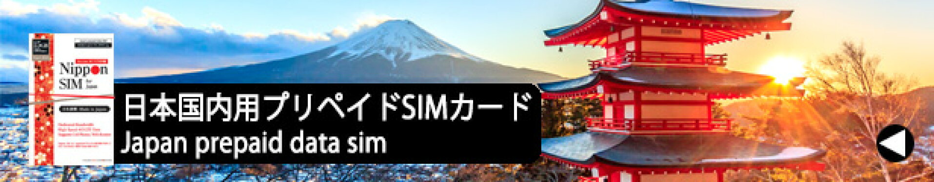 日本国内用プリペイドSIMカード