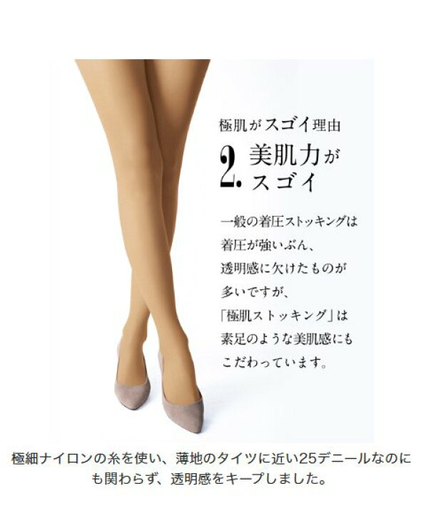 楽天市場】美脚＆美肌を極めた着圧ストッキング「バンビーナスリム  