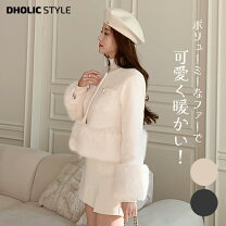 楽天市場】dholic ジャケット ファーの通販