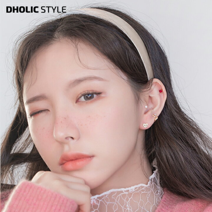 楽天市場 サテンワイドカチューシャ P レディース Acc 韓国ファッション ヘアアクセサリー カチューシャ ヘアバンド ワイド 広い 広め 無地 サテン カジュアル 春 夏 Style Dholic Style