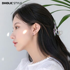 8TYPEオーロラバンスクリップ・p248961 レディース 【acc】 韓国ファッション ヘアアクセサリー ヘアクリップ ヘアピン ツイスト スクエア ビッグ 大きい 大型 アップスタイル ハーフアップ クリア ユニーク アクリル カジュアル 春 STYLE