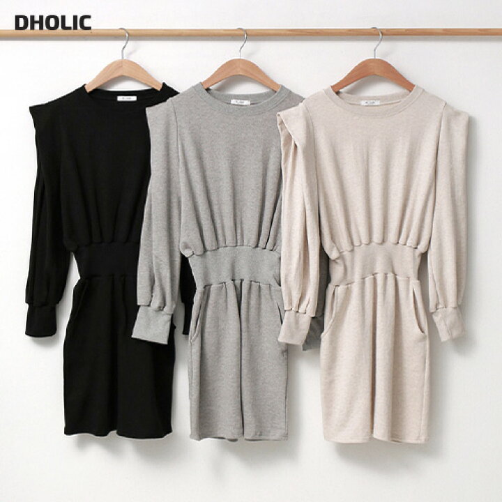 楽天市場】[BADA] ops レディース 韓国ファッション ミニワンピース  