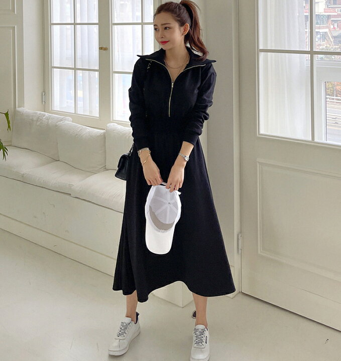 楽天市場 ジップアップワンピース P レディース Ops 韓国ファッション ワンピース ロングワンピース ロング丈 フレア Aライン ジップネック ハイネック 長袖 スウェット Tシャツ カットソー ワンマイルウェア おしゃれ カジュアル 秋 春 Style Dholic Style 楽天市場 ジップアップワンピース P レディース Ops 韓国ファッション ワンピース ロングワンピース ロング丈 フレア Aライン ジップネック ハイネック 長袖 スウェット Tシャツ カットソー ワンマイルウェア おしゃれ カジュアル 秋 春 Style Dholic Style
