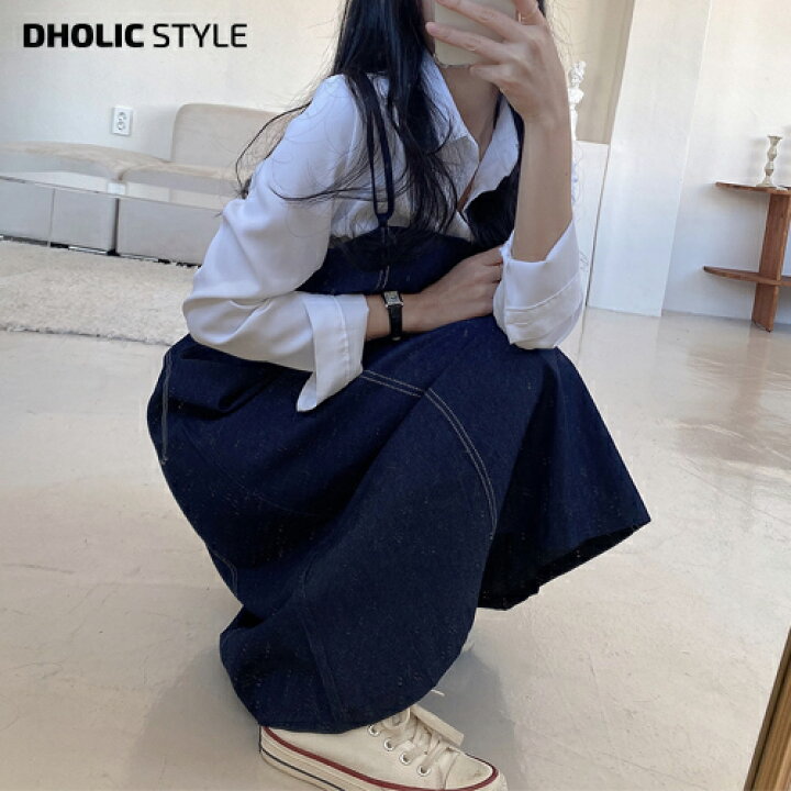 楽天市場】ステッチデニムビスチェワンピース・p529233 レディース  