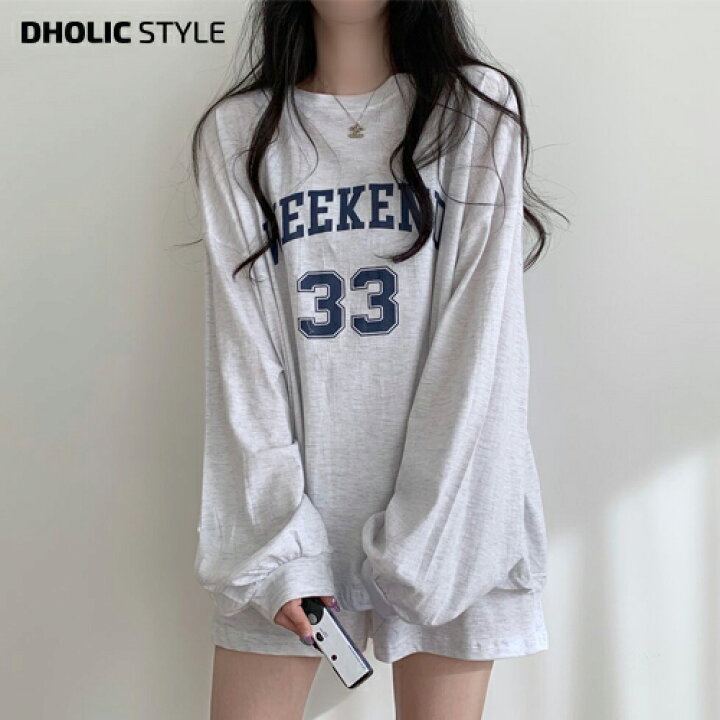 楽天市場】WEEKEND長袖Tシャツ&ショートパンツSET・p425607 レディース 