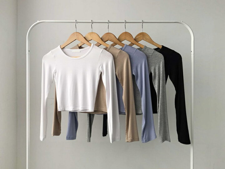 楽天市場】クロップドタイトフィットTシャツ・p424193 レディース 