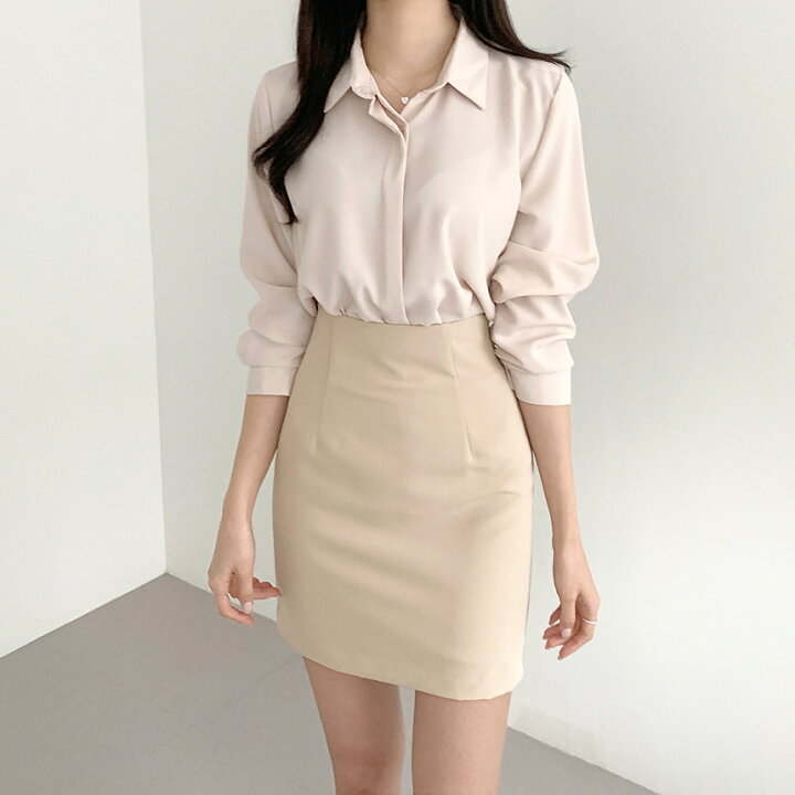 楽天市場】フライフロントカラーシャツ・p497114 レディース 【tops 