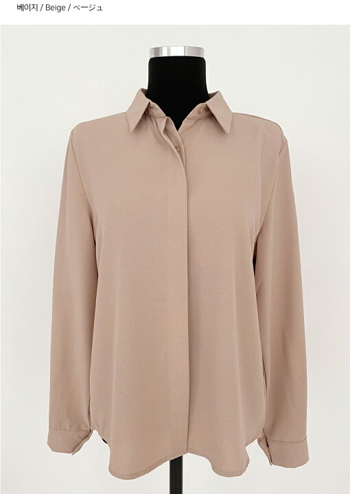 楽天市場】フライフロントカラーシャツ・p497114 レディース 【tops 
