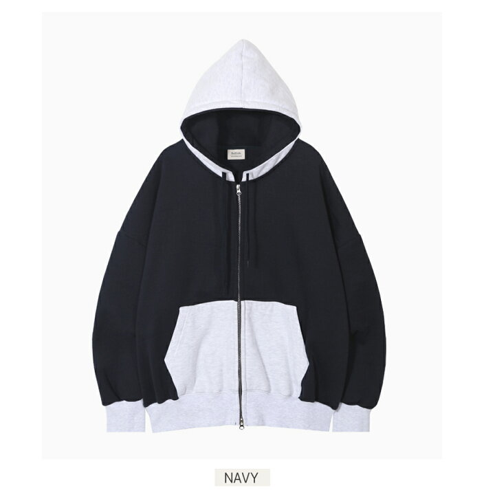 楽天市場】【マラソンSALE】[beidelli made]両起毛ツートーンジップ  