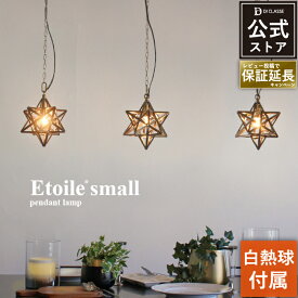 ペンダントライト ディクラッセ 公式 エトワール スモール Etoile small 星型 白熱電球付属 1灯 北欧 レトロ おしゃれ 照明 吊り下げ インテリア照明 ダイニング リビング 寝室 LP3131