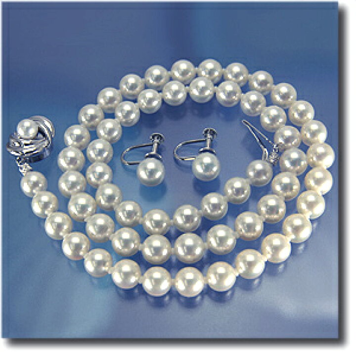 楽天市場】【田崎真珠】(TASAKI)アコヤ本真珠 ネックレス＆イヤリング  