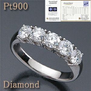 楽天市場】【鑑定書付】ダイヤモンドリング ダイヤモンド1.0ctUP Pt900 