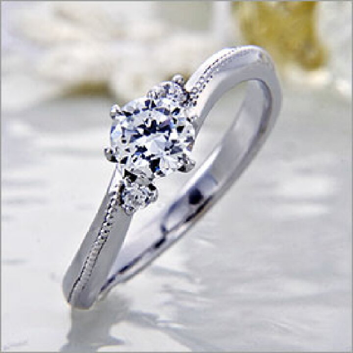 楽天市場】婚約指輪 エンゲージリング！ 卸直営！ダイヤモンド 0.501ct  
