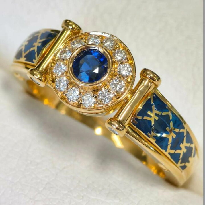 楽天市場】【中古】Korloff コルロフ サファイヤ リング ゴールド K18 