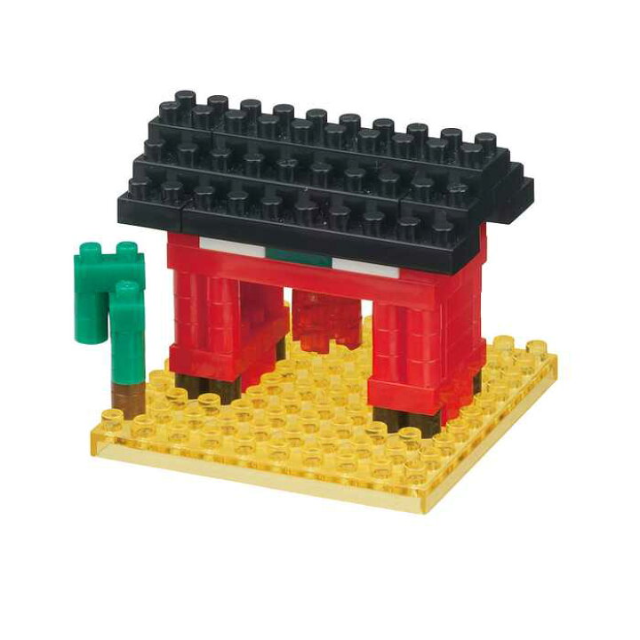 楽天市場 流通限定商品 Nanoblock ミニ雷門 ナノブロックファクトリー