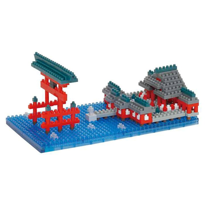 楽天市場 Nanoblock 厳島神社大鳥居 ナノブロックファクトリー