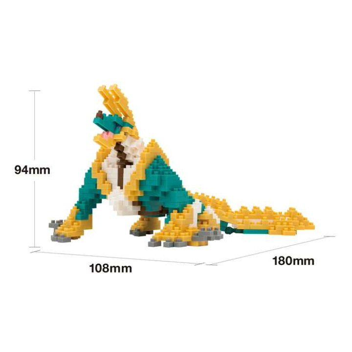 楽天市場】☆1月新製品☆ ナノブロック モンスターハンター ジンオウガ 