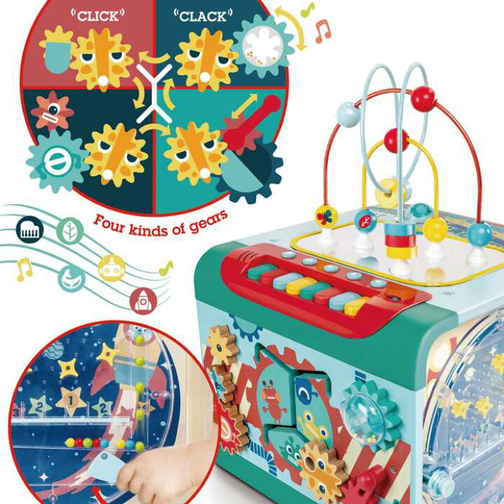 楽天市場】【送料無料】Hape オールインワンプレイボックス | 木製玩具 