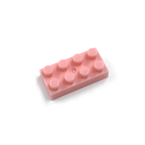 ナノブロック　単色部品　2×4　30入り　ピンク