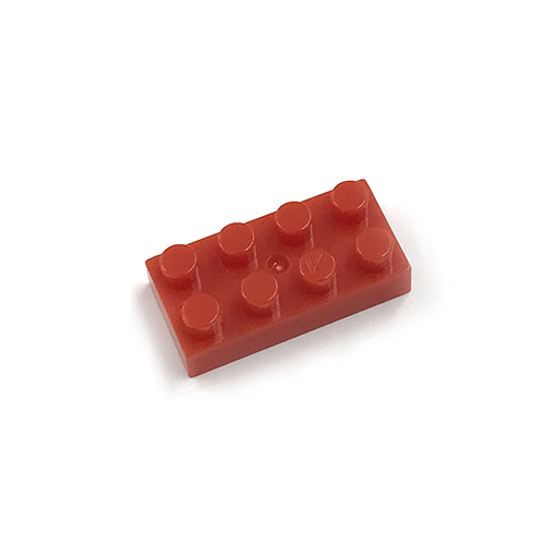 世界最小級 ブロック ナノブロック 訳あり商品 nanoblock単色部品 30入り 2×4 ついに入荷 レッド