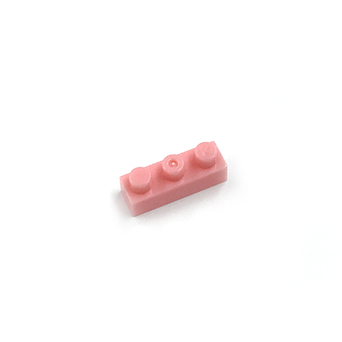 ナノブロック　単色部品　1×3　40入り　ピンク