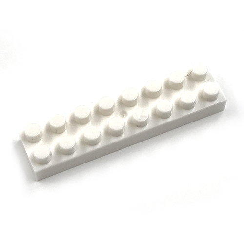 世界最小級 ブロック 超美品再入荷品質至上 ナノブロック nanoblock単色部品 2×8 16入り 祝日 ホワイト