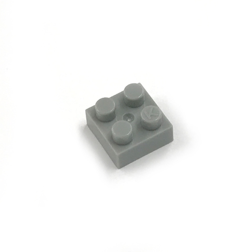 世界最小級 ブロック ナノブロック 日本 nanoblock単色部品 2×2 値下げ グレー 40入り