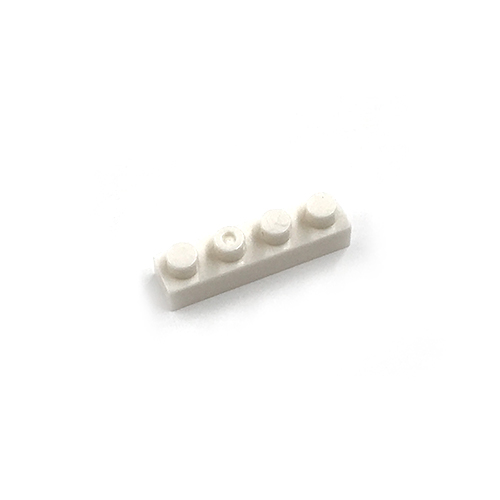 世界最小級 ブロック 本物 ナノブロック 即出荷 nanoblock単色部品 1×4 40入り ホワイト
