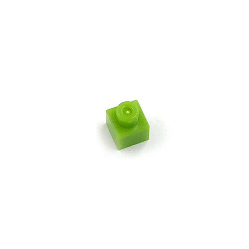 世界最小級 ブロック ナノブロック nanoblock単色部品 1×1 65入り ライトグリーン 商舗 新登場