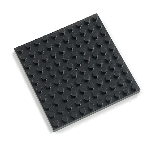 世界最小級 絶品 クリアランスsale!期間限定! ブロック ナノブロック nanoblock単色部品 ブラック 4入り 10×10