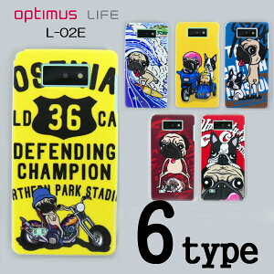 Optimus LIFE L-02E �P�[�X�J�o�[ �������� �f�U�C�� �X�}�[�g�t�H���P�[�X docomo
