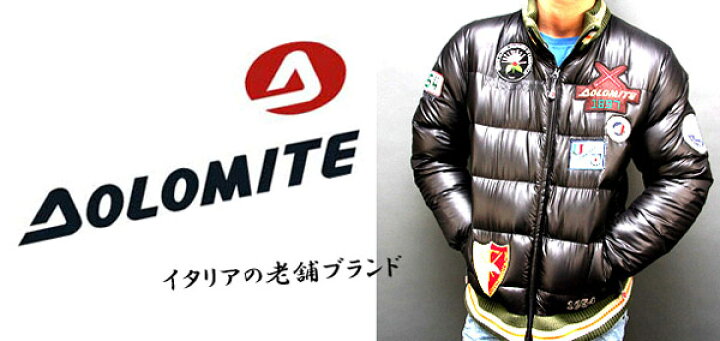 楽天市場】【送料無料】DOLOMITE エンブレムホワイトグースダウン 