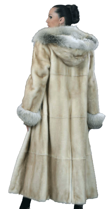 GRES PARIS ミンクロングコート 110センチ 美品 上質 エレガント