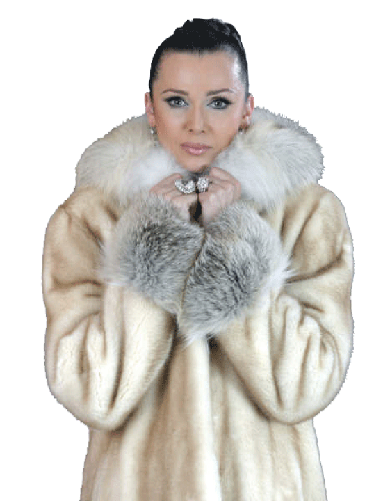 GRES PARIS ミンクロングコート 110センチ 美品 上質 エレガント